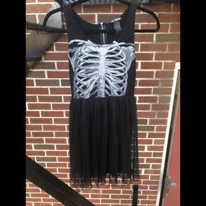 Rib Cage Tulle Dress